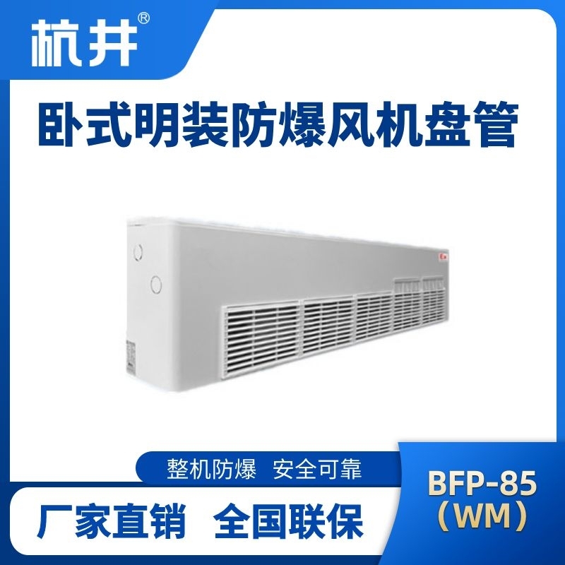 BFP85(WM) 臥式明裝防爆風(fēng)機盤管
